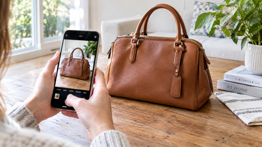 Photographing secondhand items